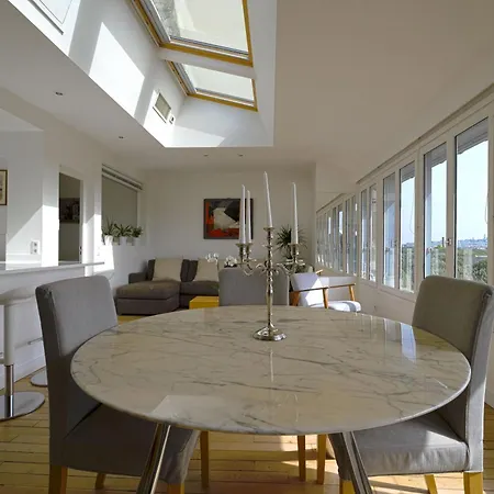 Bright Penthouse With Panoramic Views Invalides Apartman *